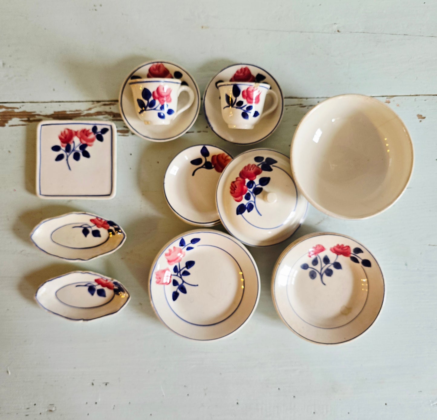 La dinette en porcelaine