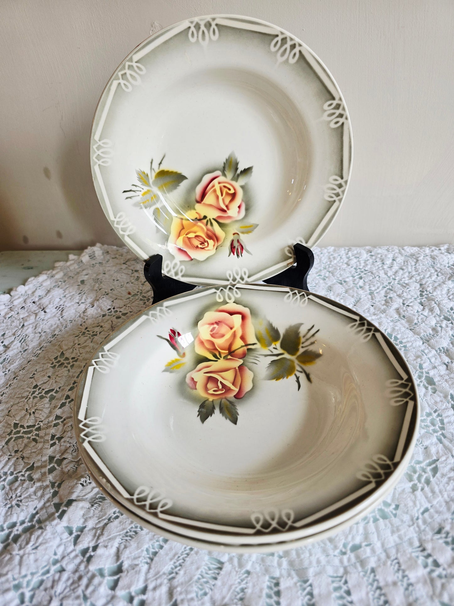 Les 3 assiettes creuses Adèle