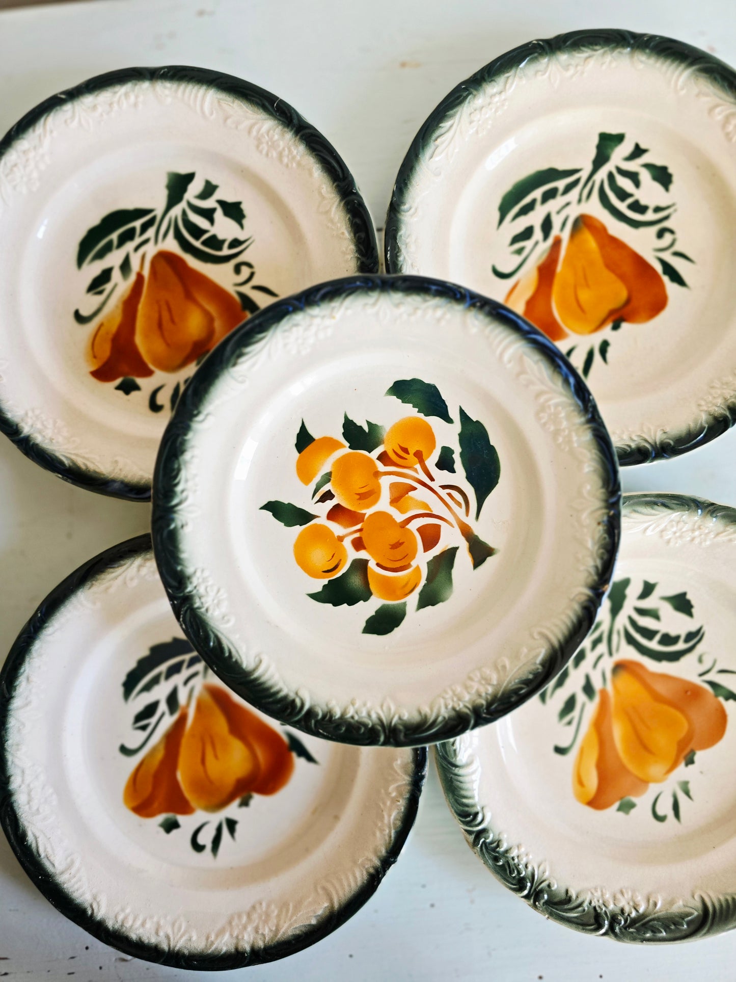 Les 6 assiettes à dessert