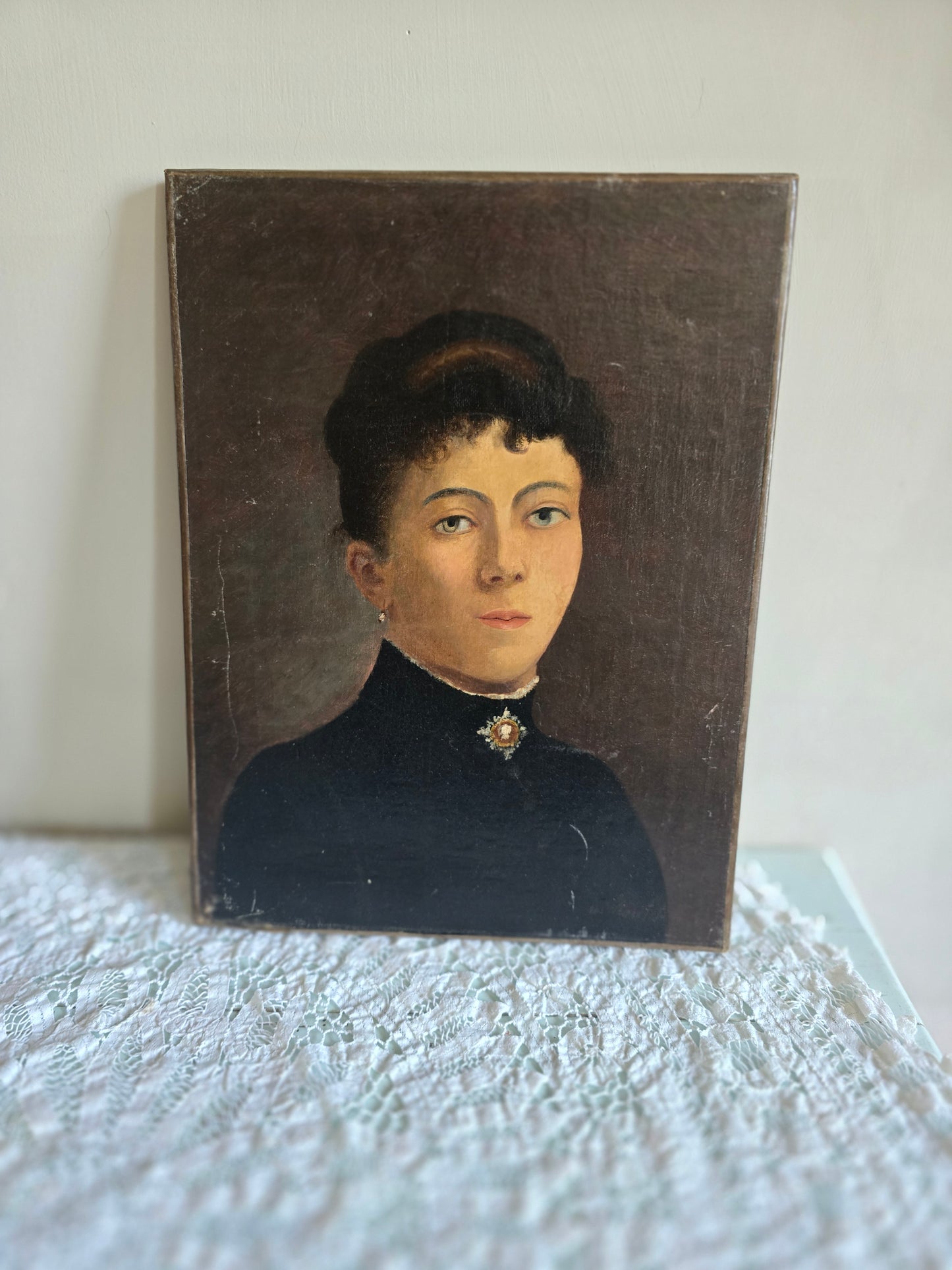 Le portrait jolie dame