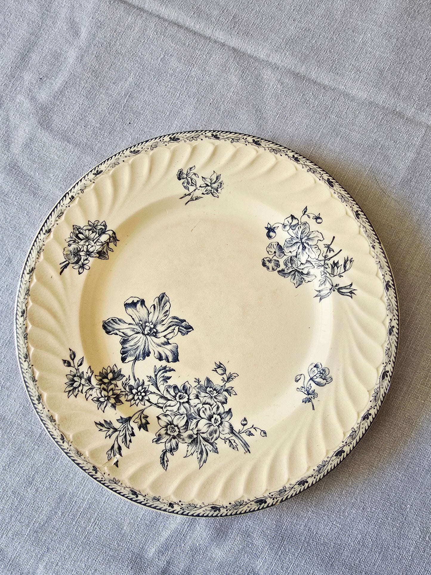 L'assiette plate Saxe