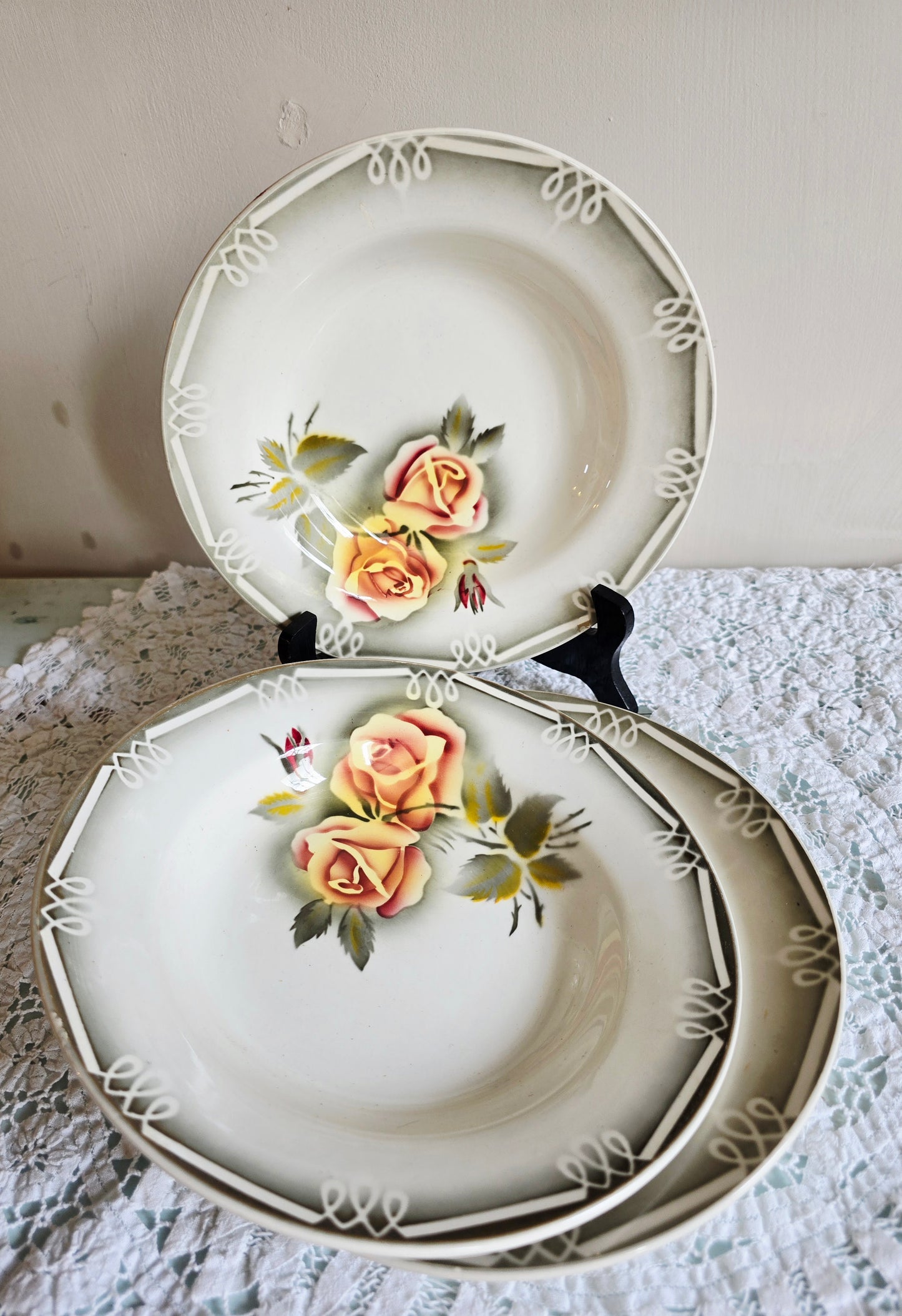 Les 3 assiettes creuses Adèle