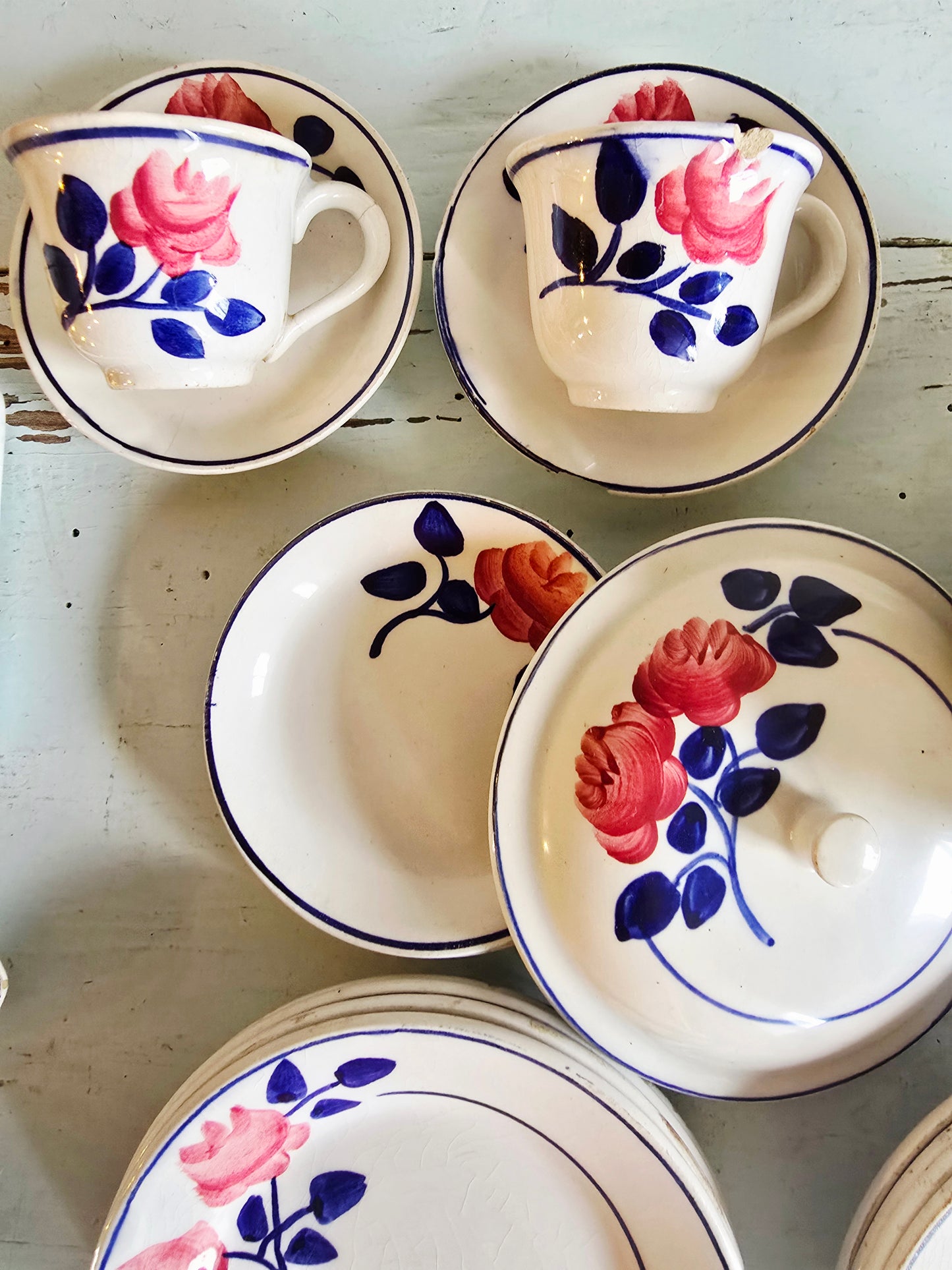La dinette en porcelaine