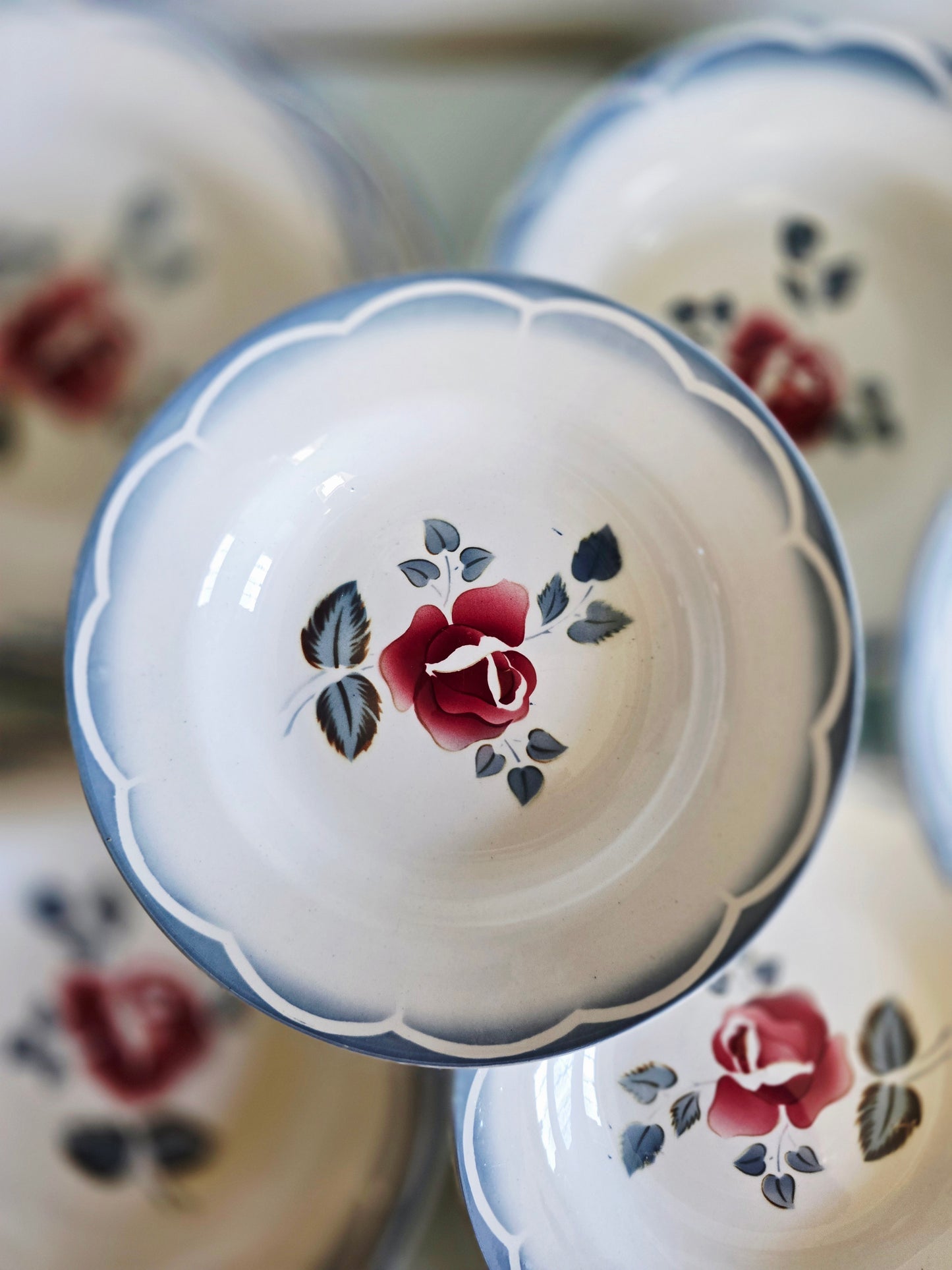 Les 6 assiettes creuses Magali