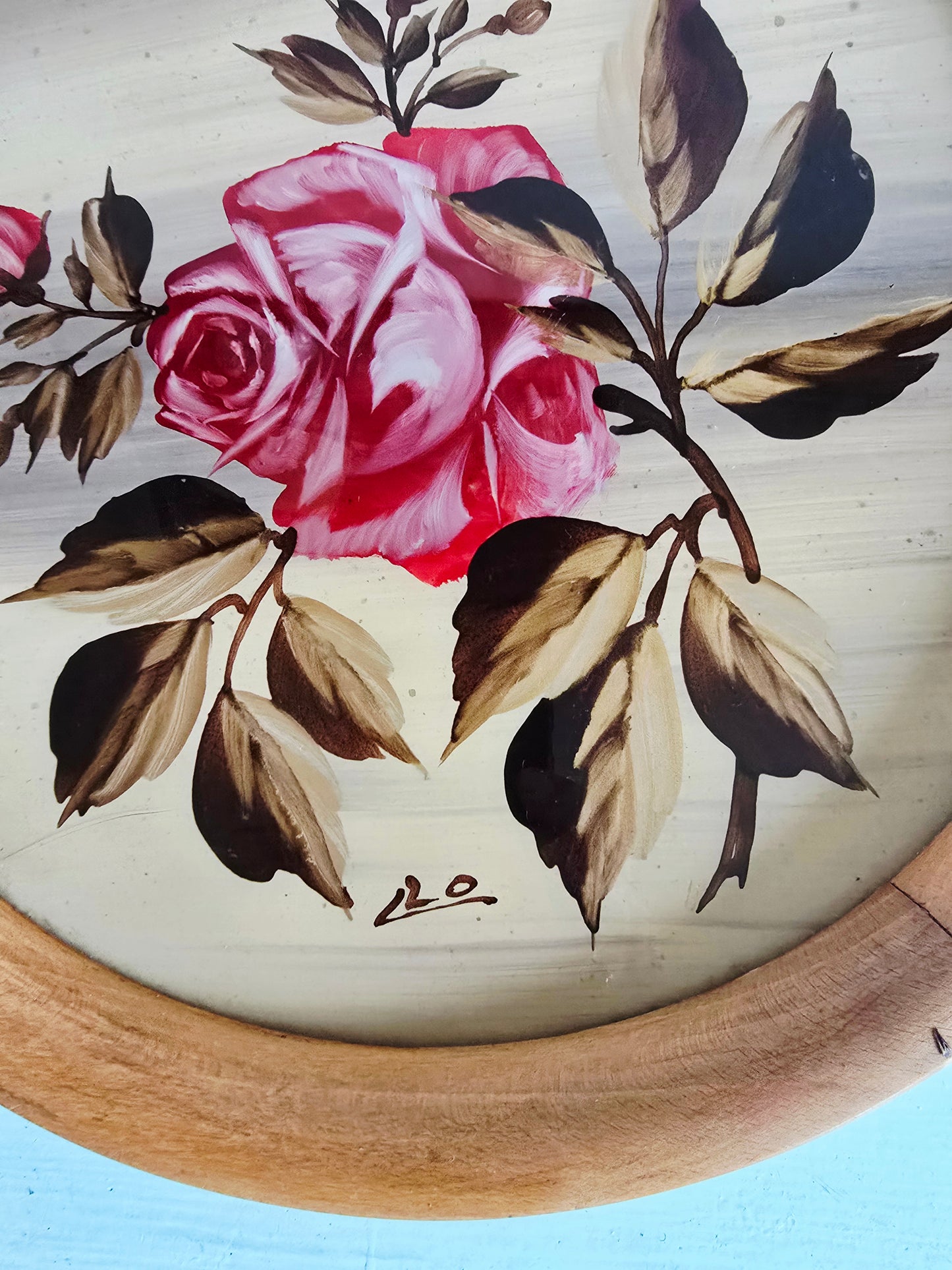 Le plateau à la rose