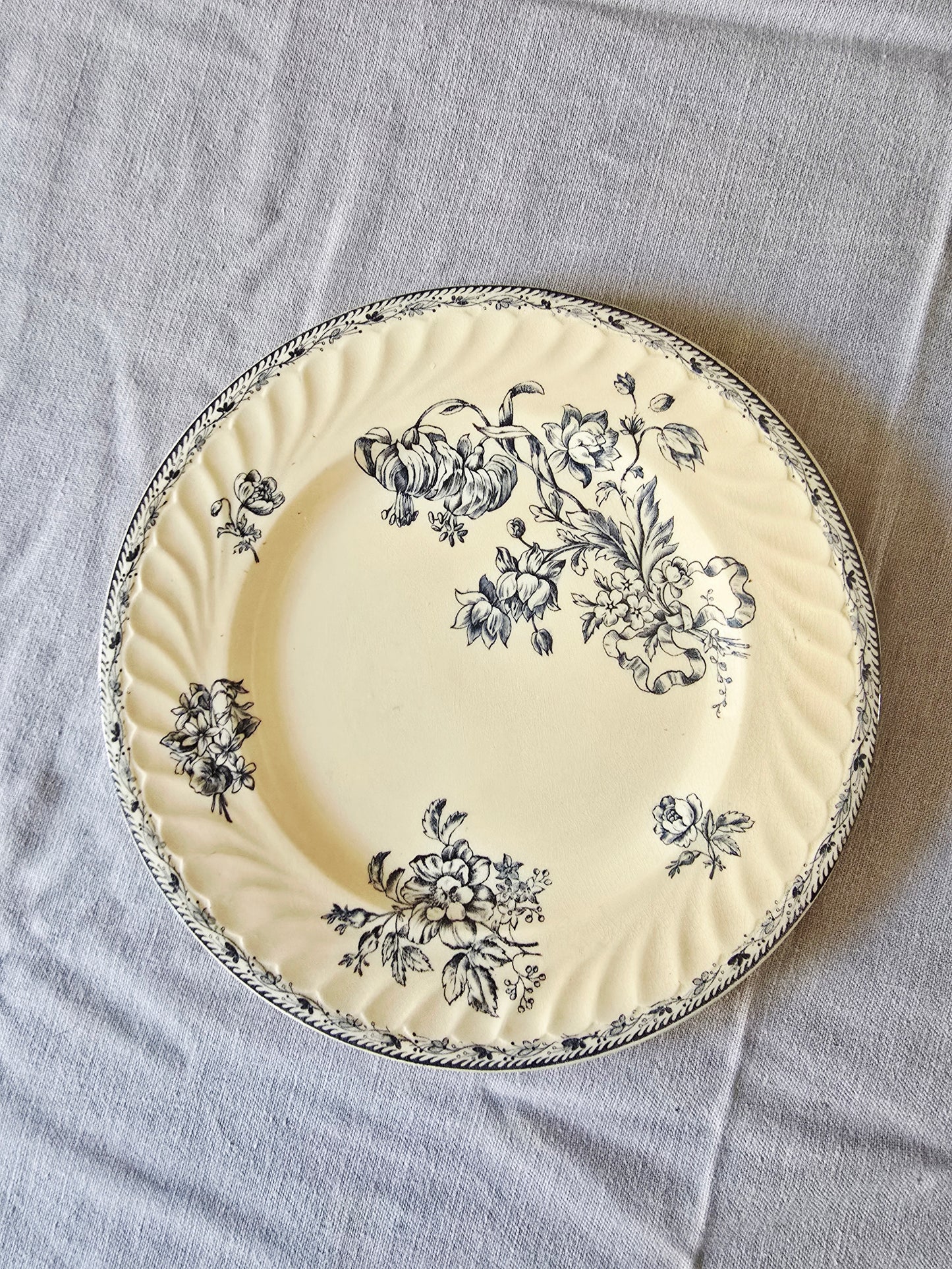 L'assiette plate Saxe
