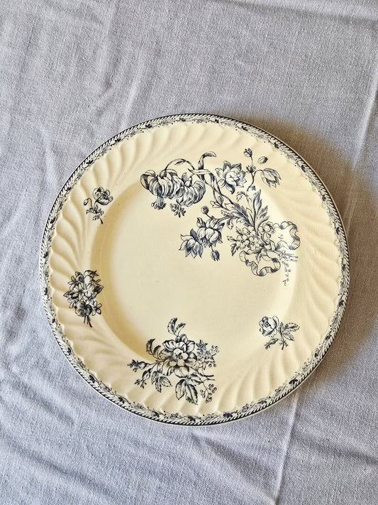 L'assiette plate Saxe