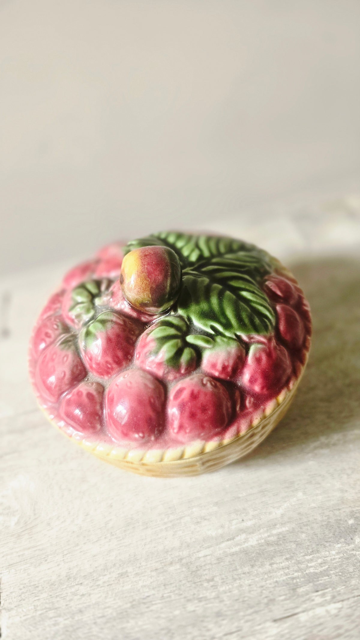 Le sucrier panier de fraises