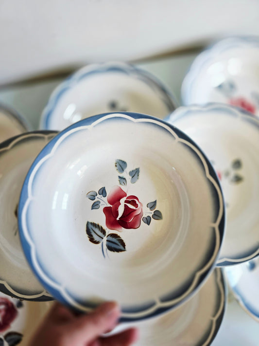 Les 6 assiettes creuses Magali