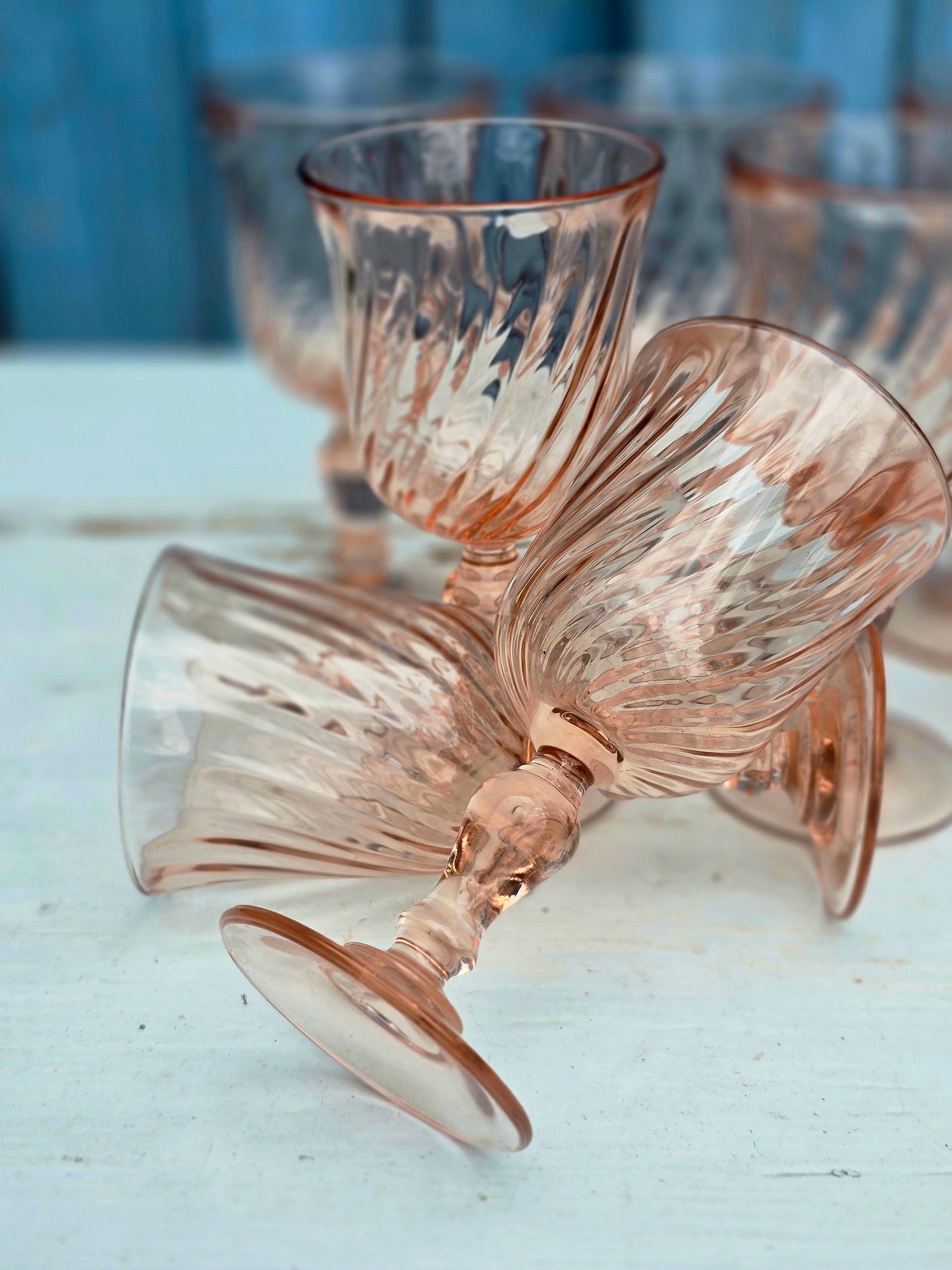Les 8 verres en rosaline