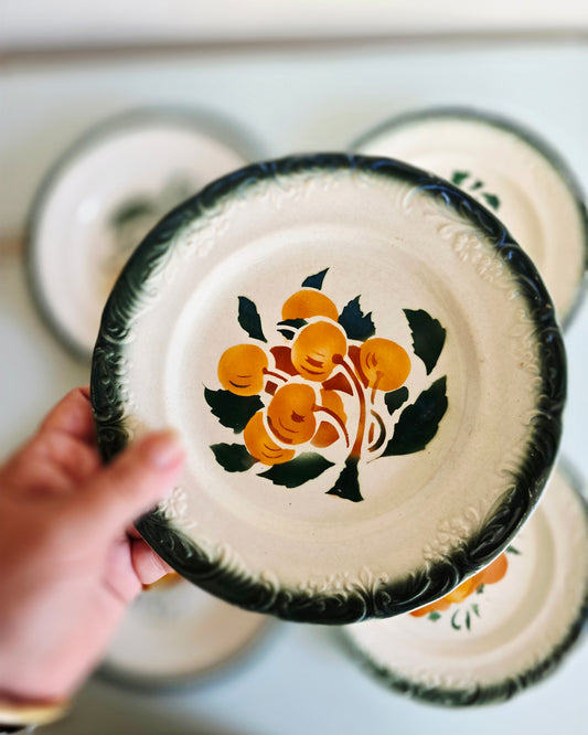 Les 6 assiettes à dessert