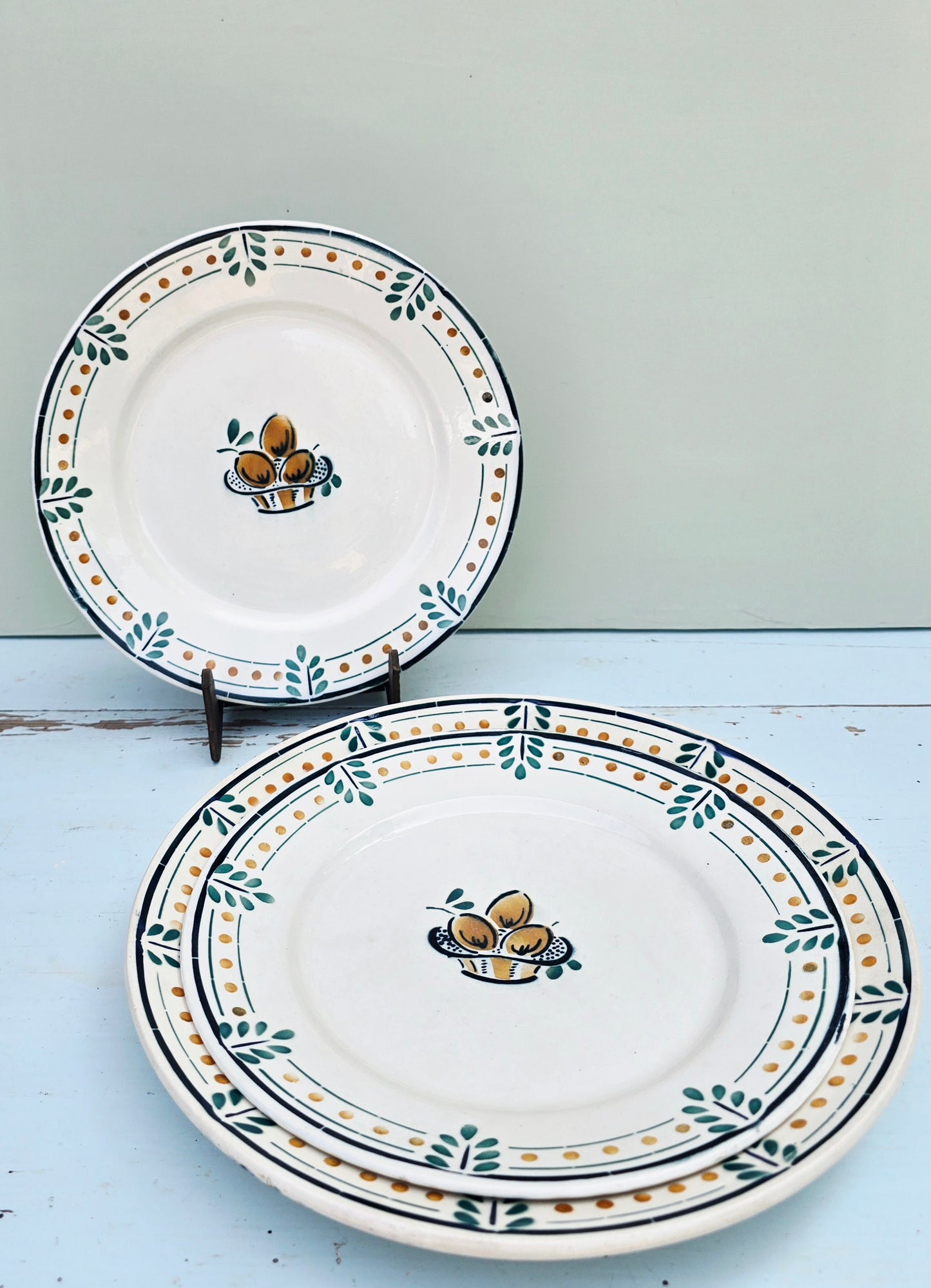 Le lot d'assiettes Badonviller