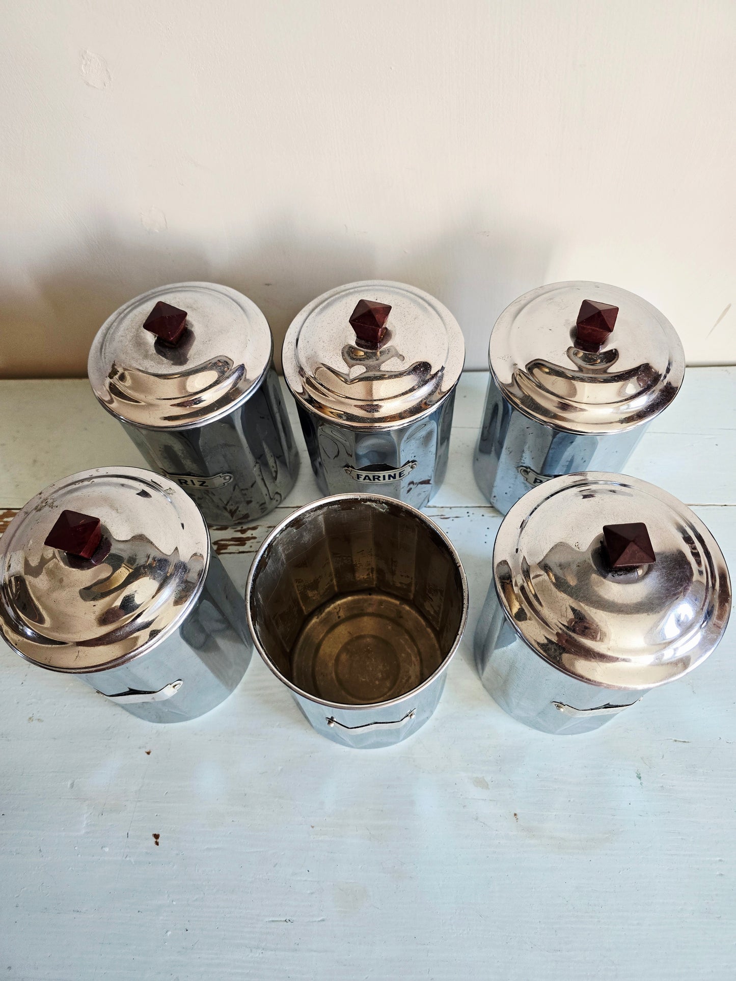 La série de pots à conserves