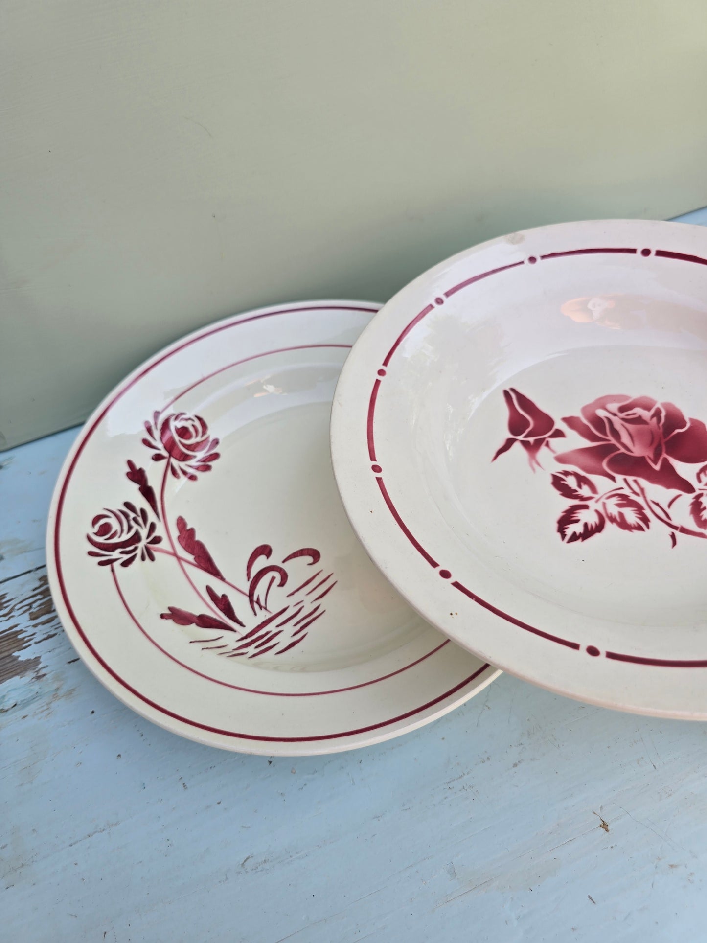 Les 3 assiettes creuses anciennes