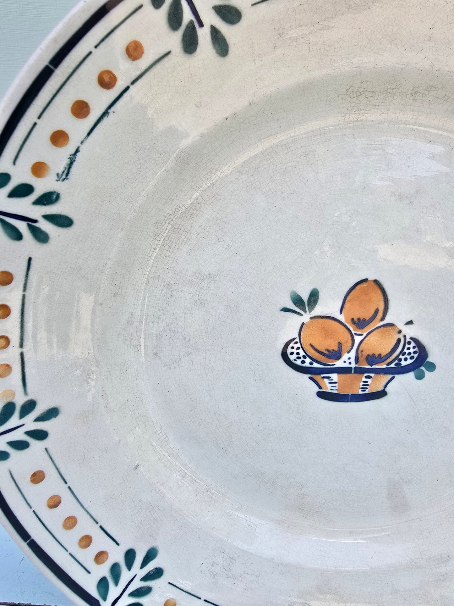 Le lot d'assiettes Badonviller