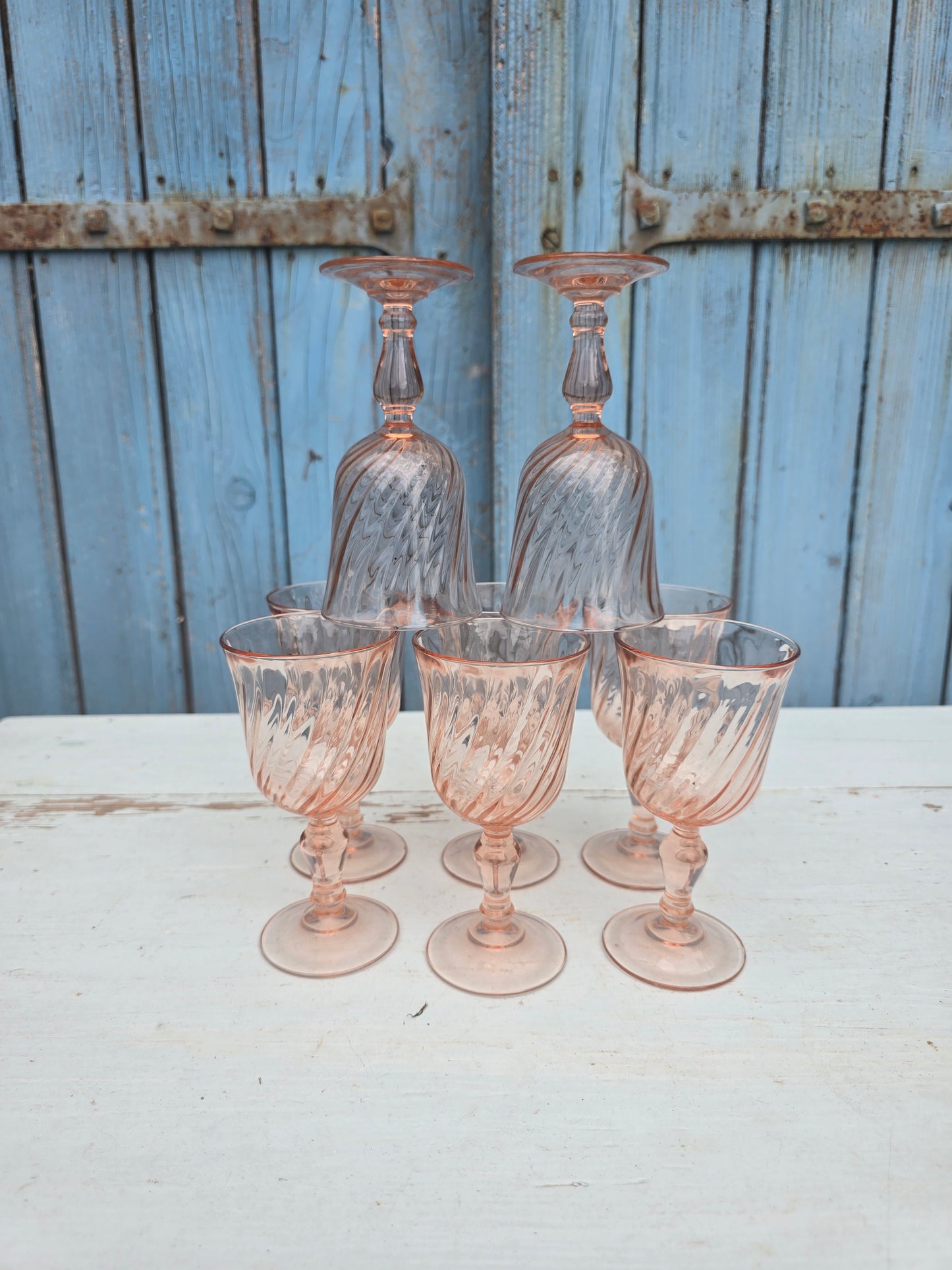 Les 8 verres en rosaline