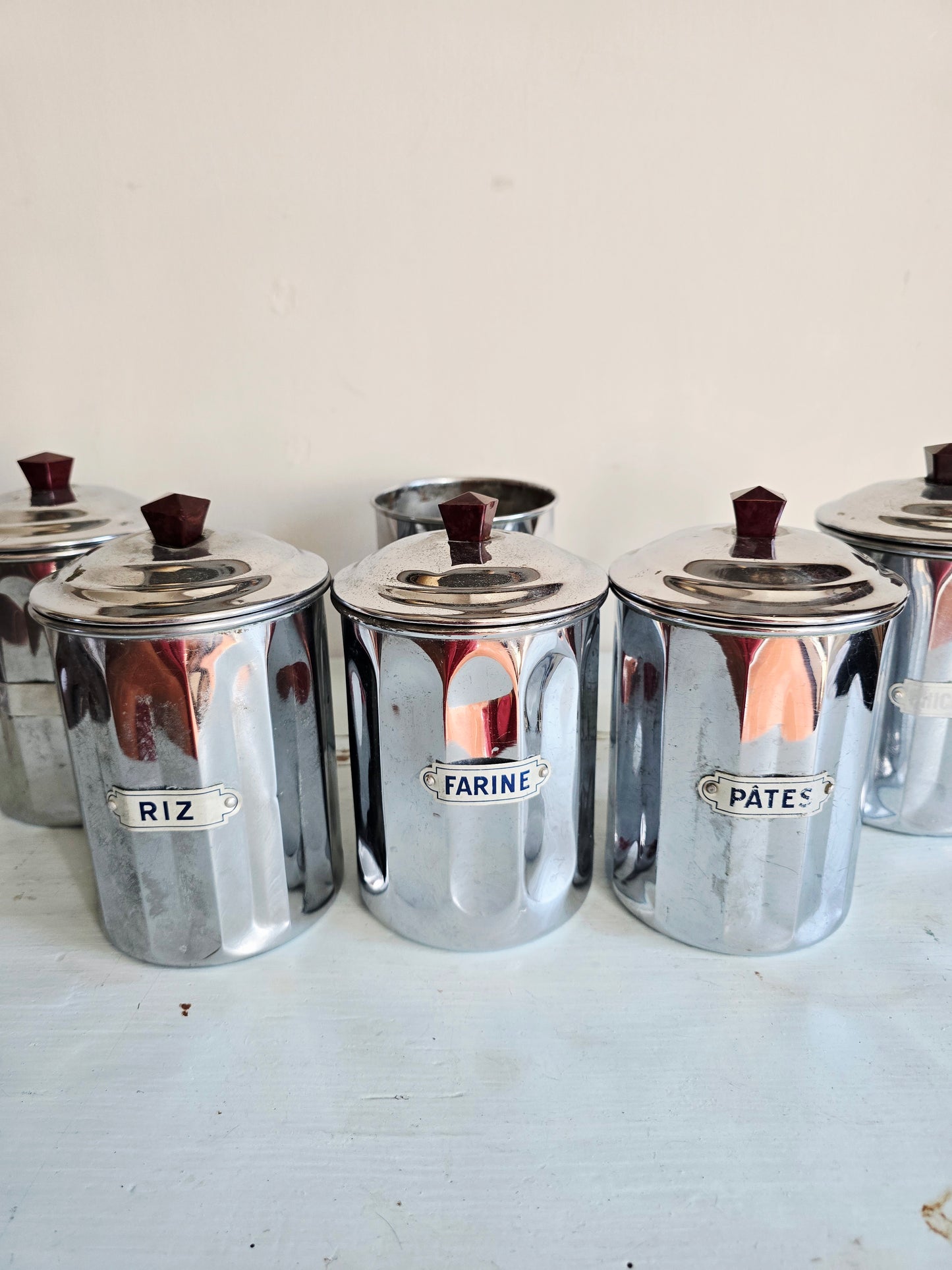 La série de pots à conserves