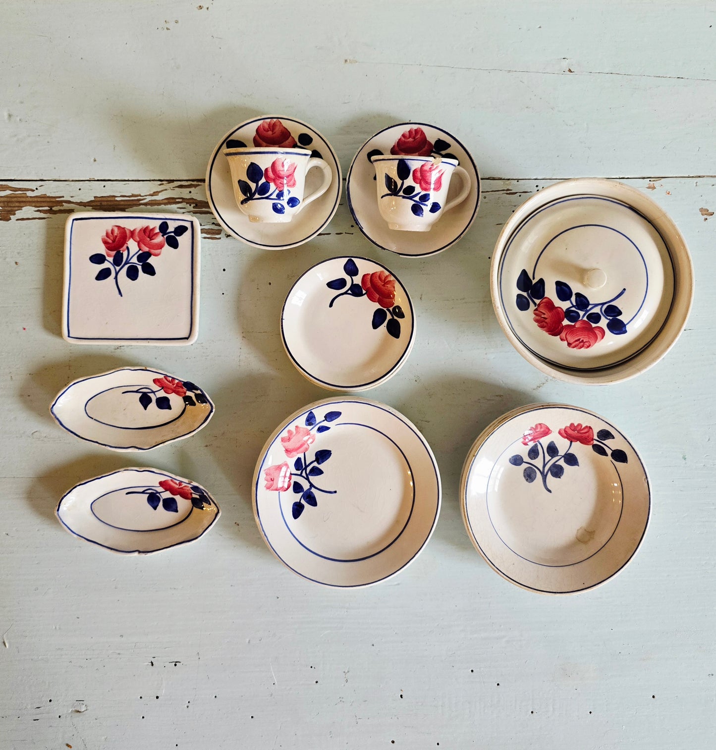 La dinette en porcelaine