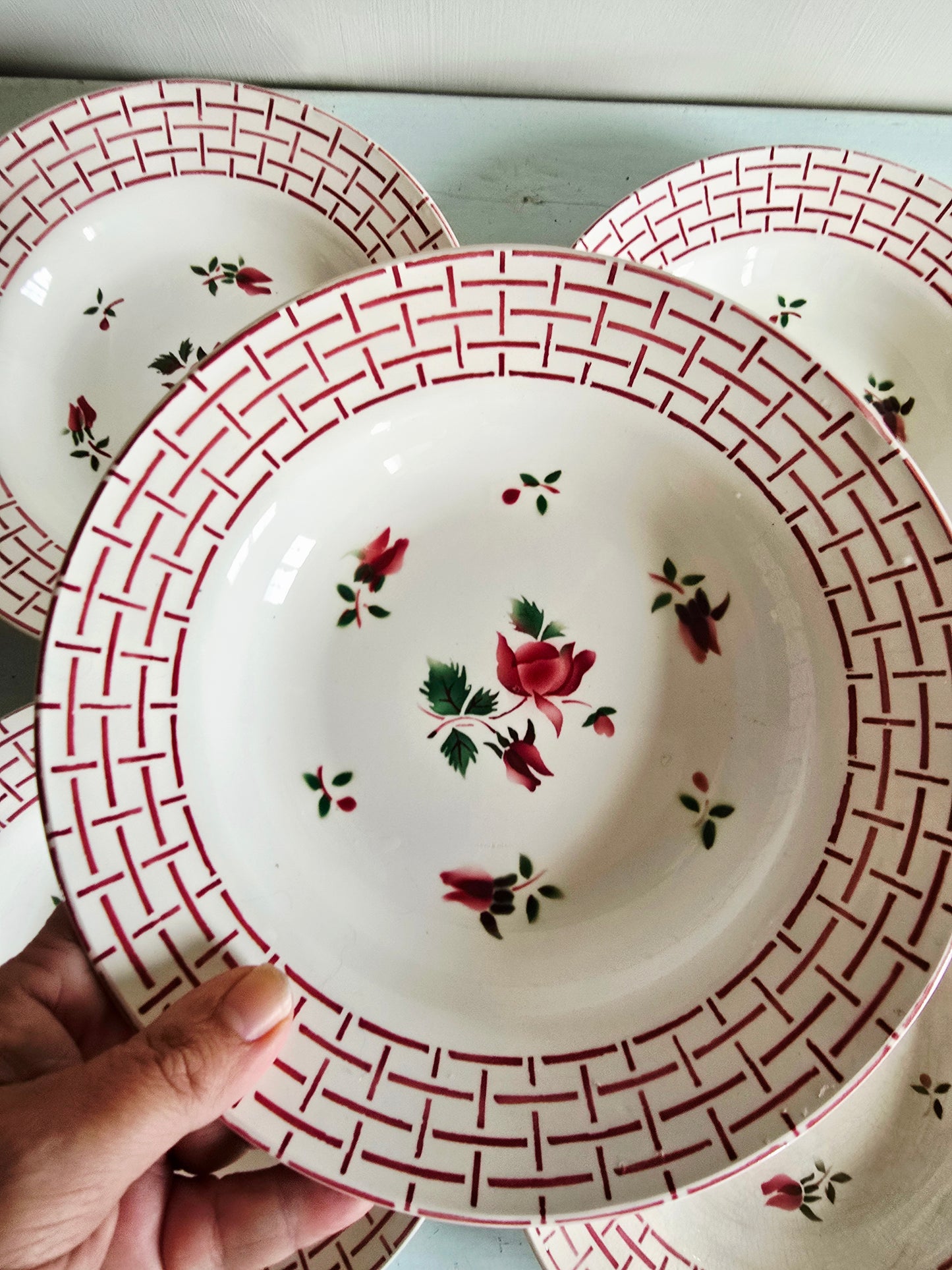 Les assiettes Rosa