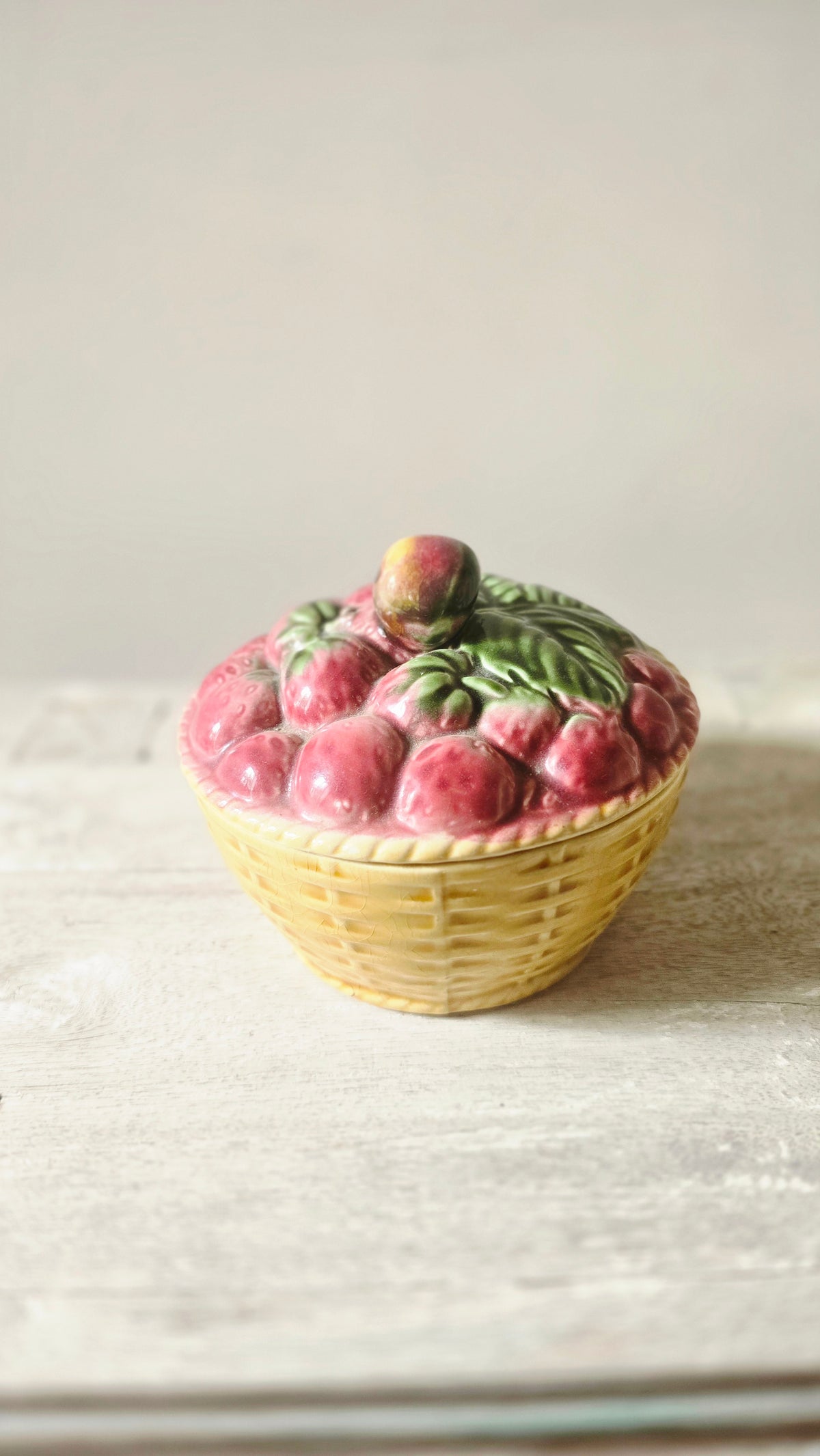 Le sucrier panier de fraises