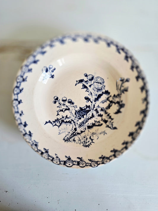 Les 3 assiettes creuses Chardons