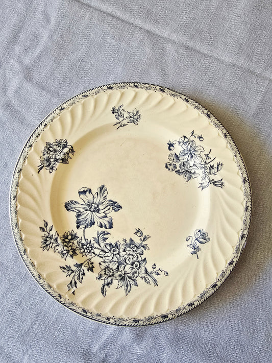 L'assiette plate Saxe