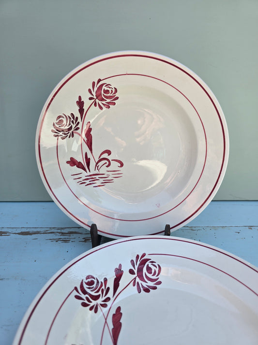 Les 3 assiettes creuses anciennes