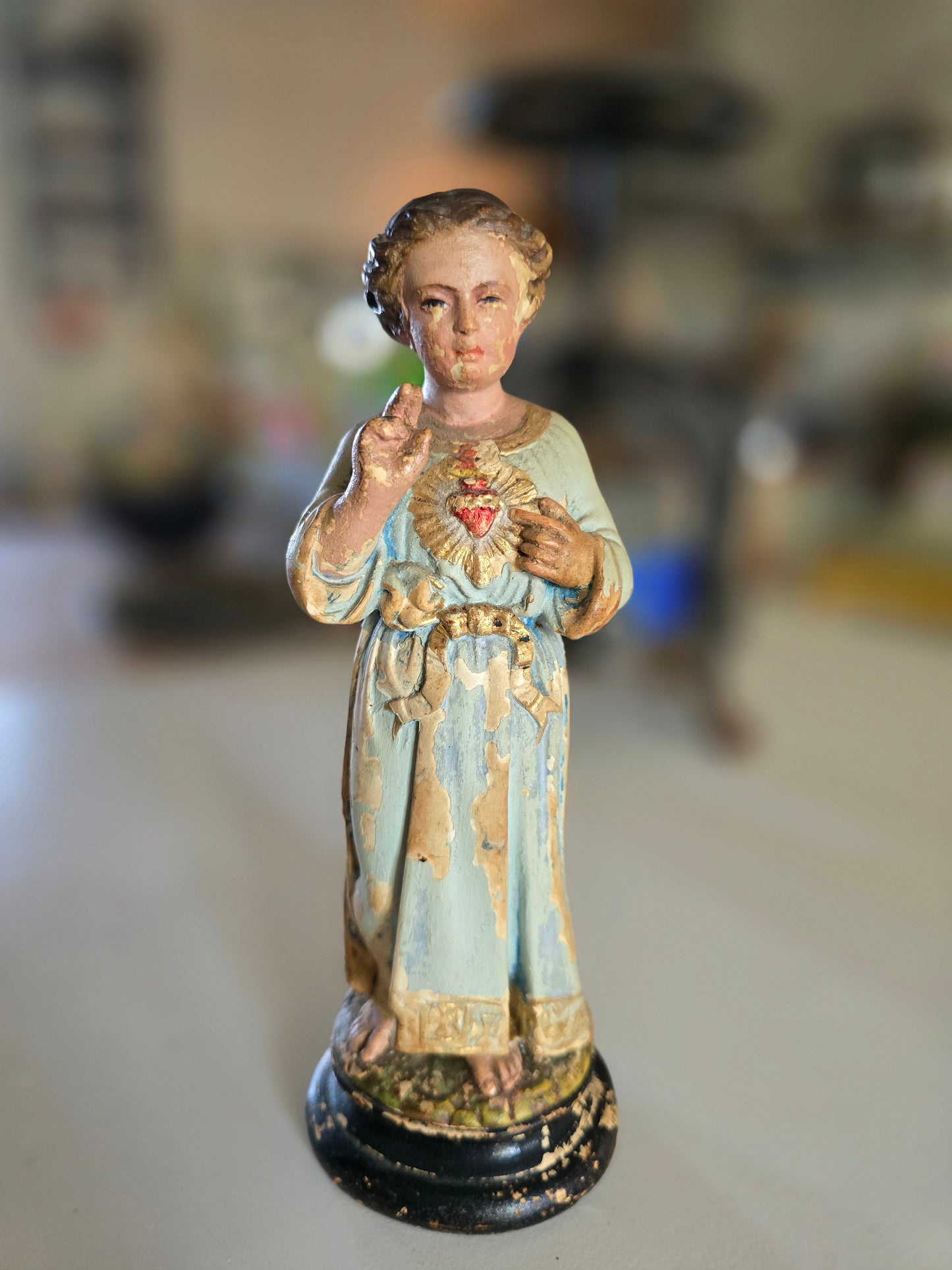 L'enfant Jésus au sacré coeur