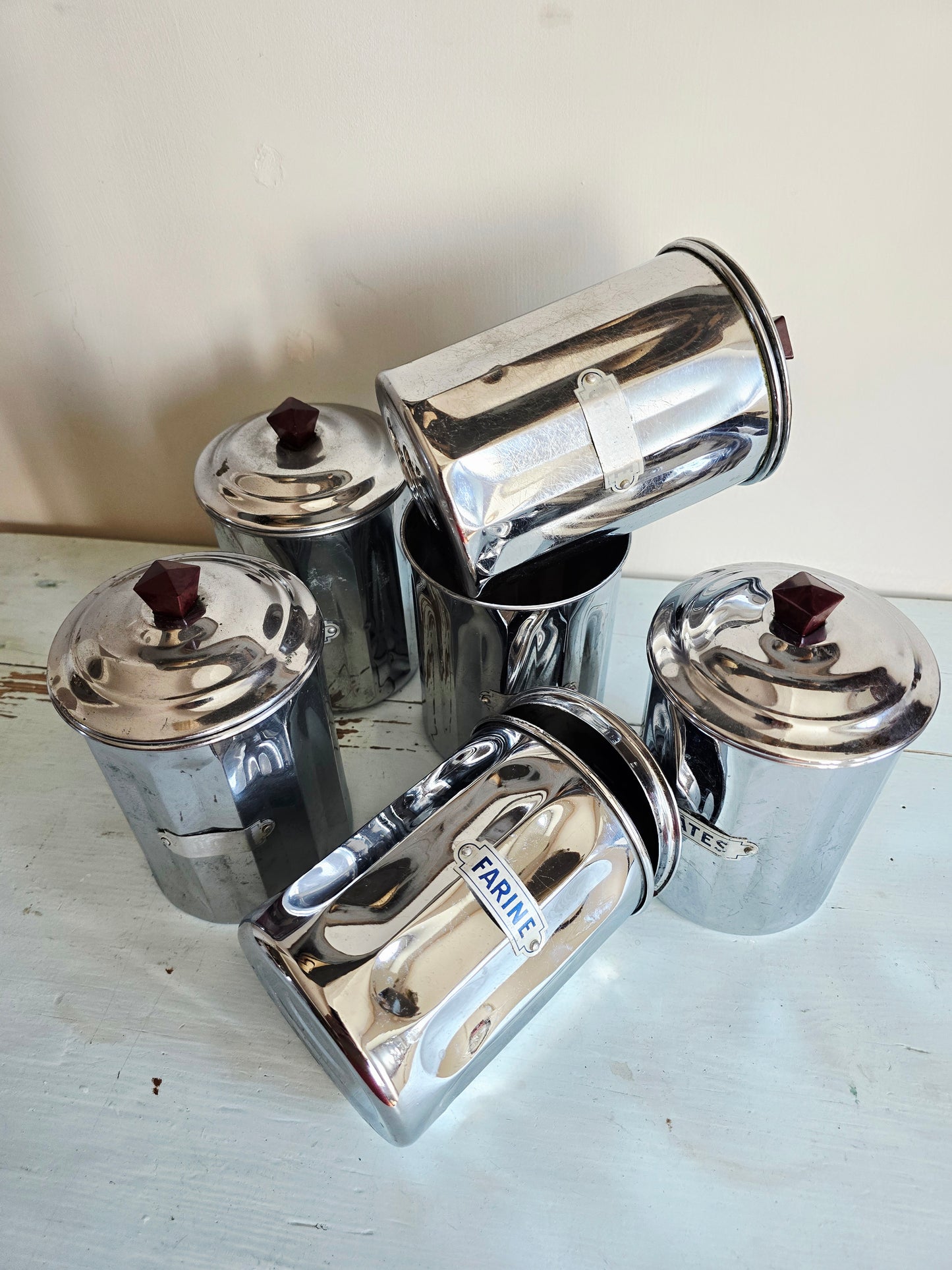 La série de pots à conserves