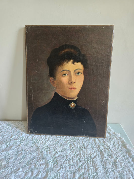 Le portrait jolie dame