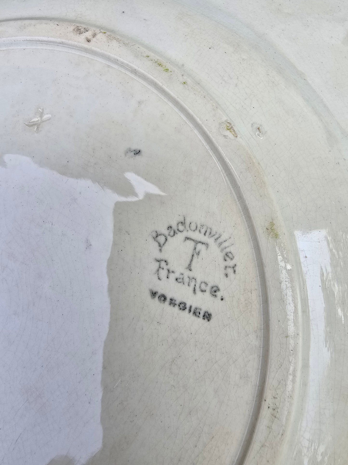 Le lot d'assiettes Badonviller