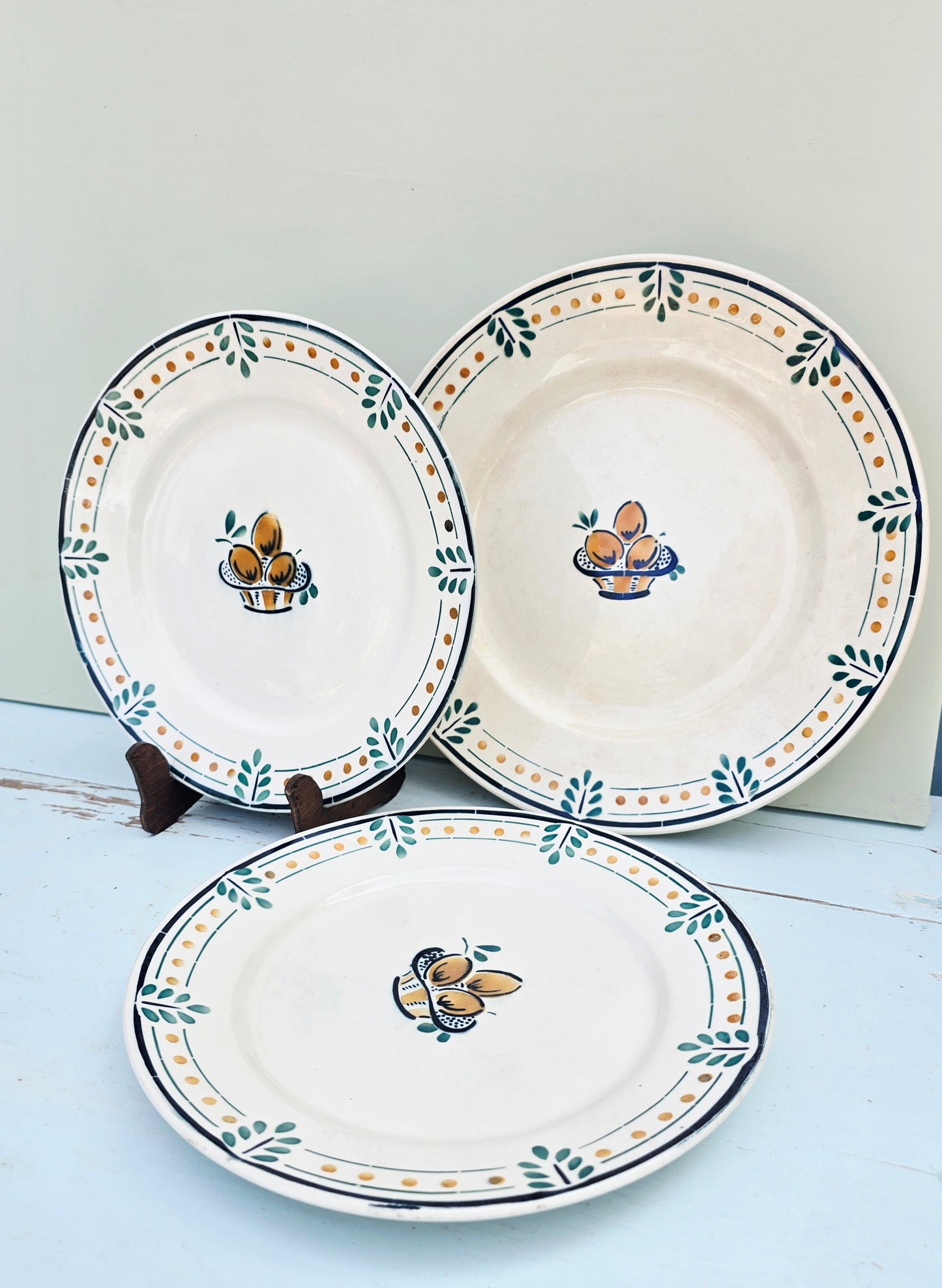 Le lot d'assiettes Badonviller