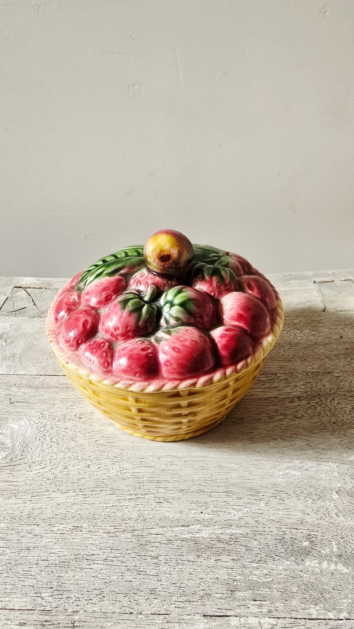 Le sucrier panier de fraises