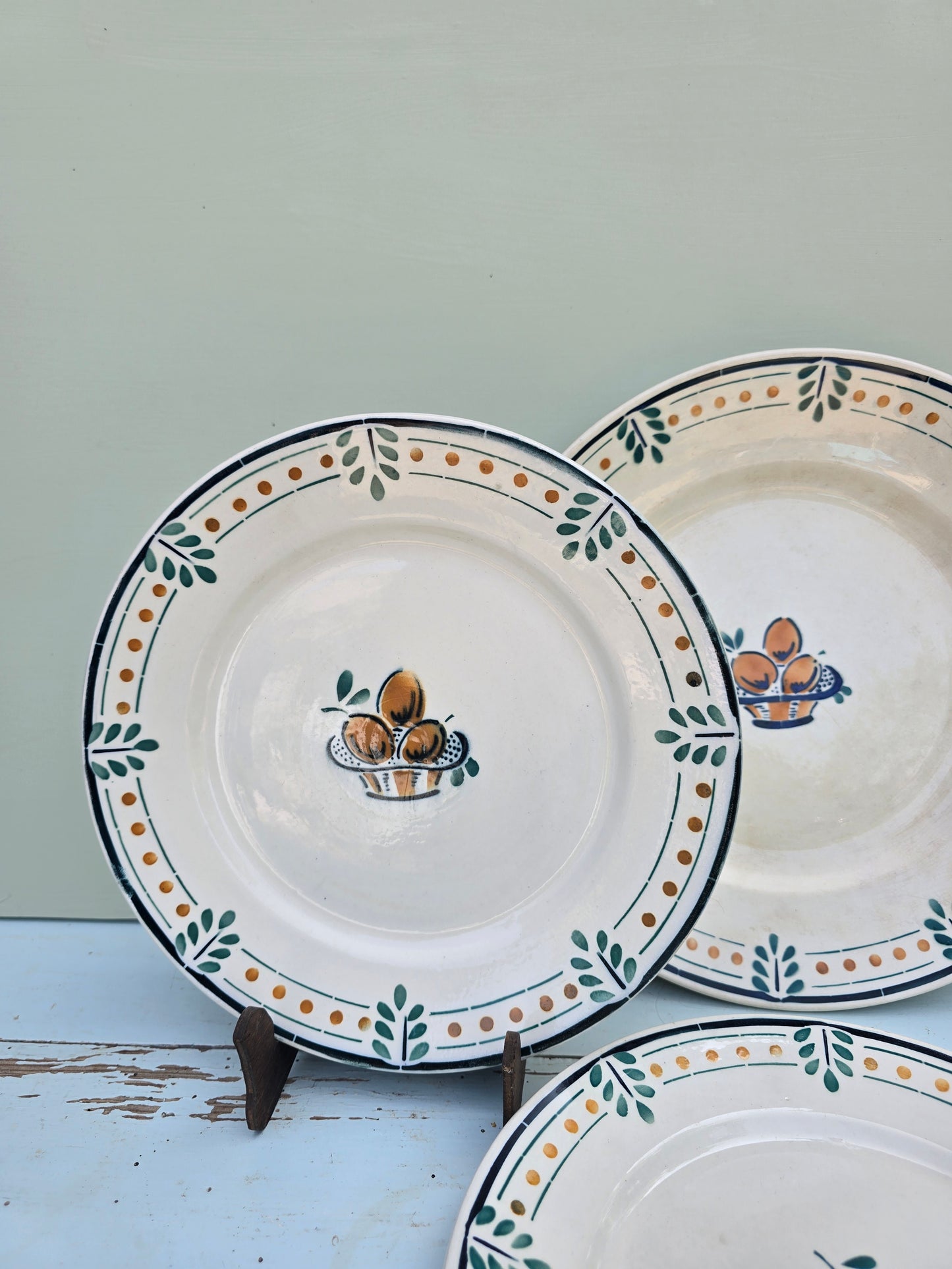 Le lot d'assiettes Badonviller