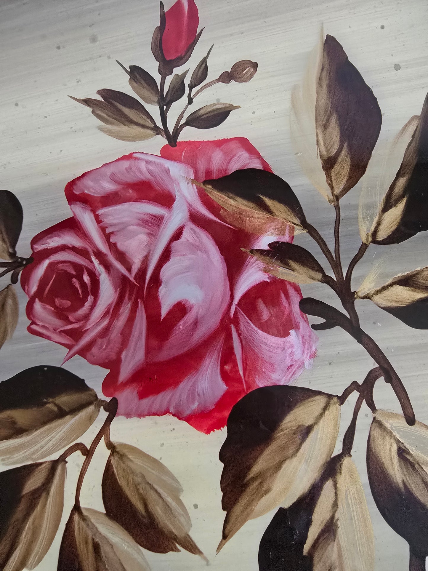 Le plateau à la rose