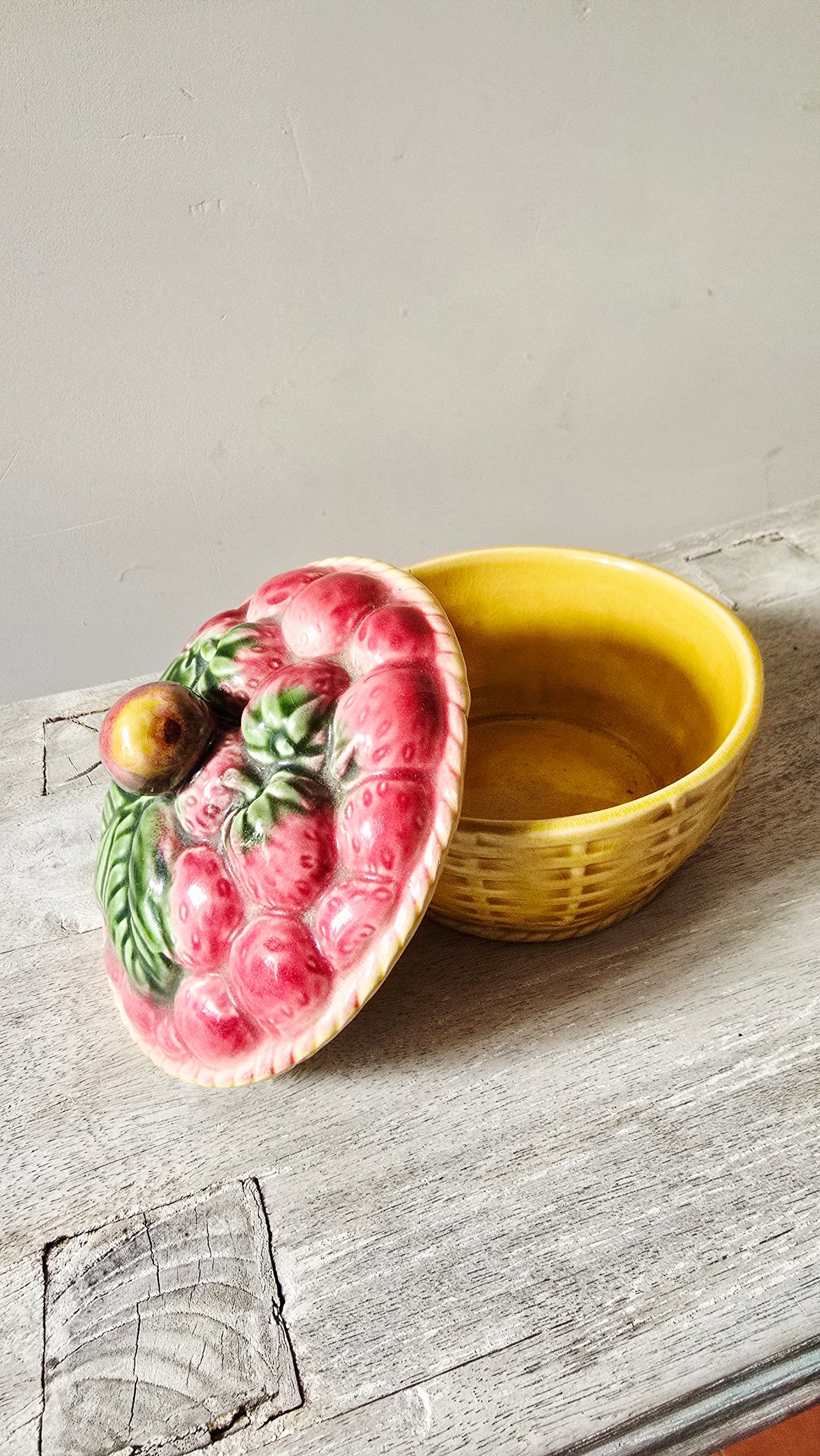 Le sucrier panier de fraises