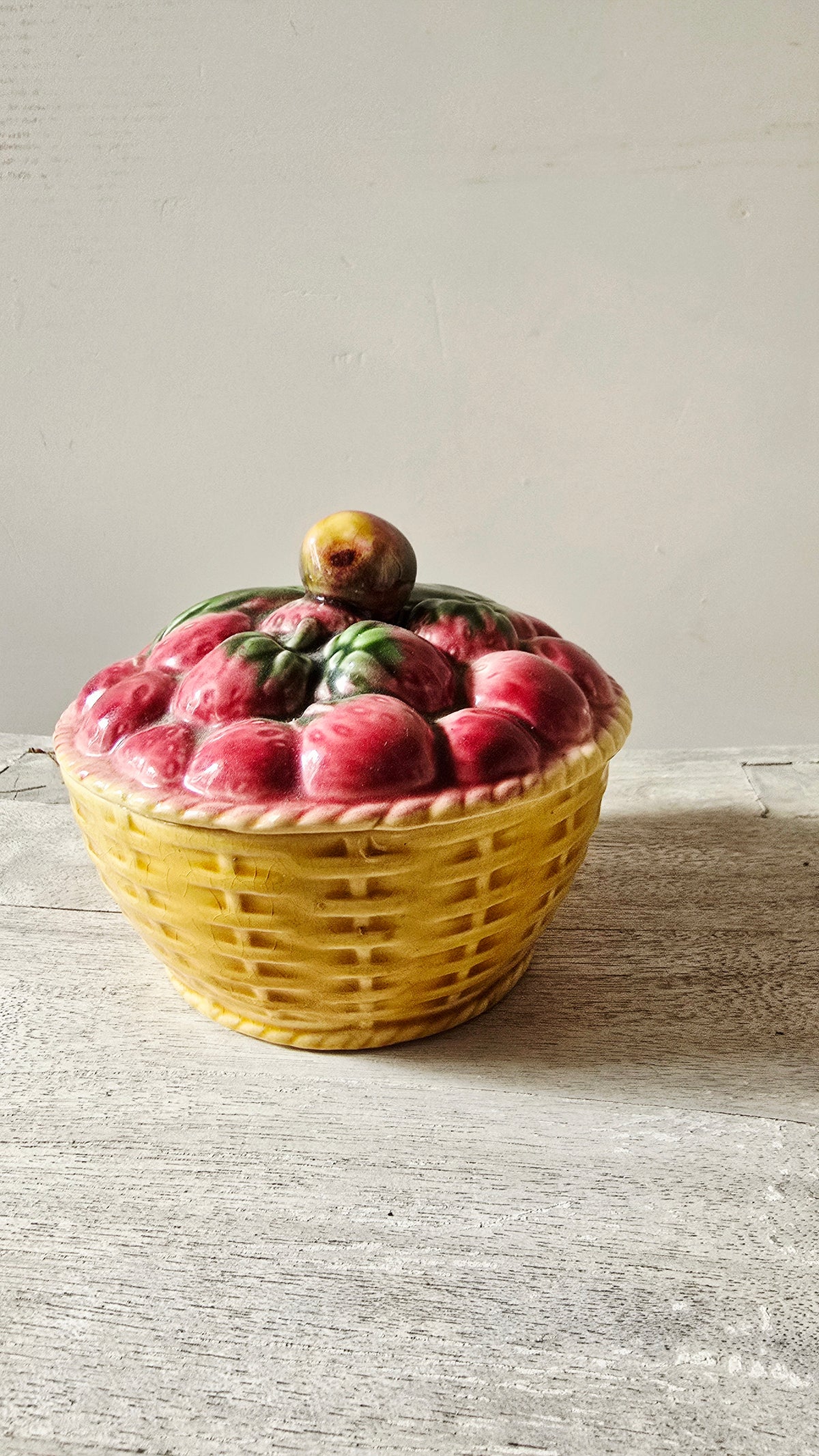 Le sucrier panier de fraises